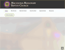 Tablet Screenshot of macedoniatx.com